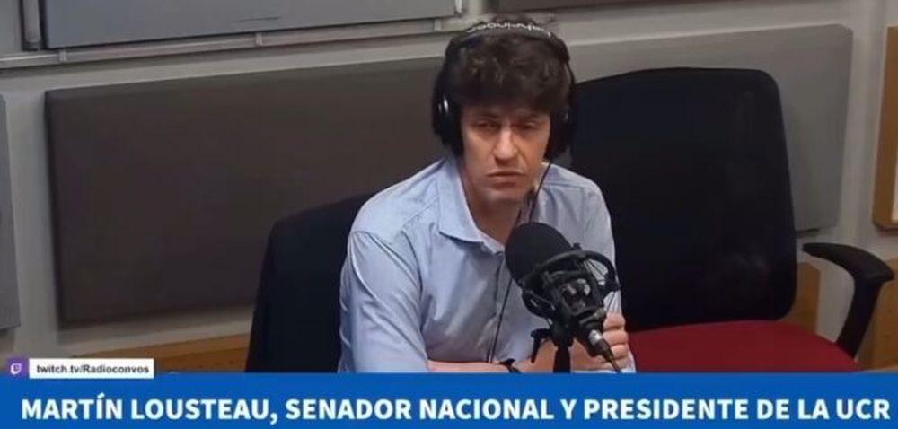 El senador Martín Lousteau, esta viernes en Radio Con Vos. (Captura de video)