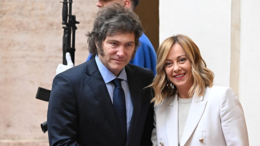Nuevo encuentro entre Javier Milei y Giorgia Meloni.