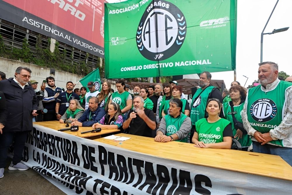 Protesta de ATE en aeropuertos de todo el país.