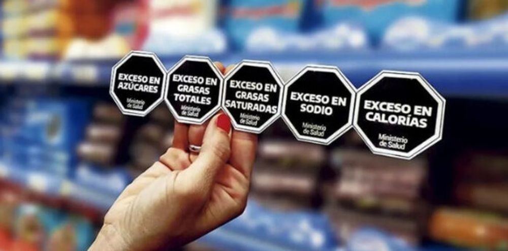 Los sellos del etiquetado frontal.