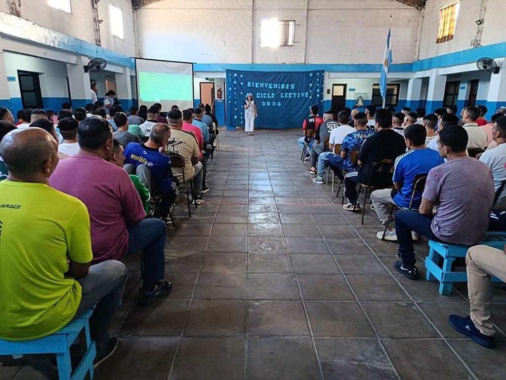 Internos de la cárcel de San Nicolás.