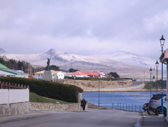 Una imagen de Puerto Argentino, Malvinas.&nbsp;