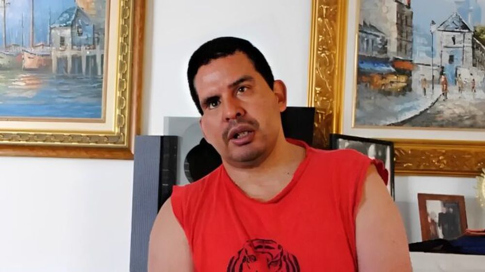 El exfutbolista Fernando Cáceres.