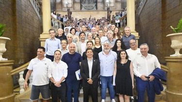 Kicillof recibió a los empresarios en la Casa de Gobierno. - Gobernación -