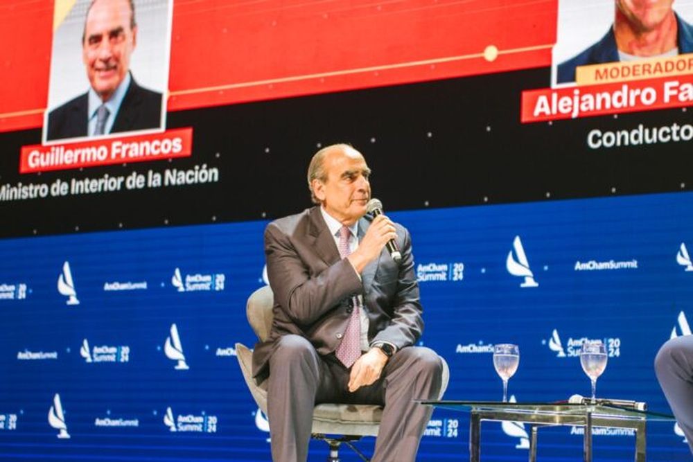 El ministro del Interior, Guillermo Francos.