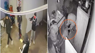 Imágenes del violento ataque a una familia en González Catán, bajo la modalidad entradera.&nbsp;