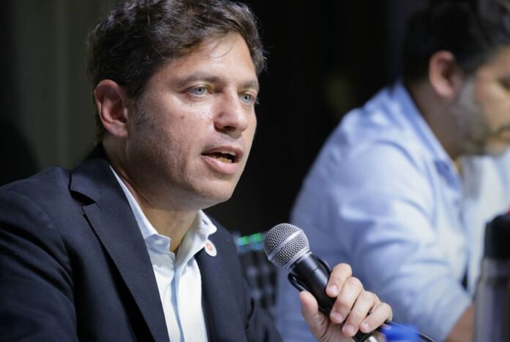 El gobernador bonaerense, Axel Kicillof.