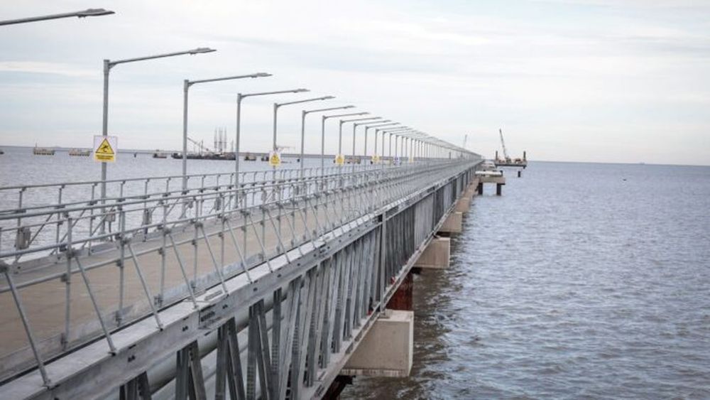 Nueva obra de infraestructura en el Puerto Público de Coronel Rosales. - PBA -