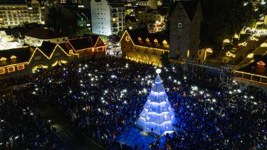 Navidad en Bariloche con el Centro Cívico como epicentro.