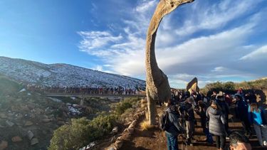 El Parque Cretácico Municipal Huellas de Dinosaurios de Malargüe.