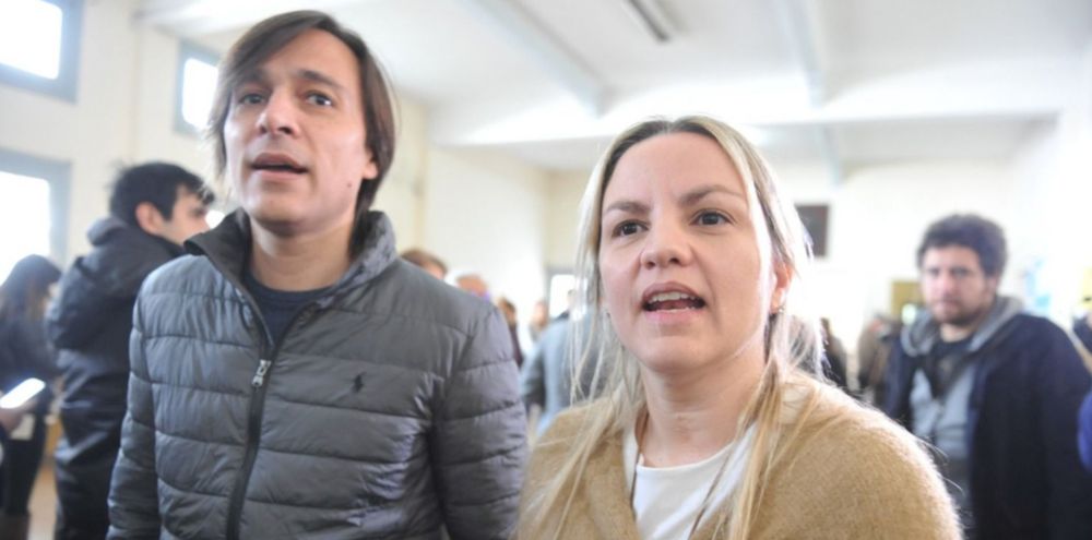 Carolina Píparo junto a Juan Ignacio Buzali, su exmarido.&nbsp;