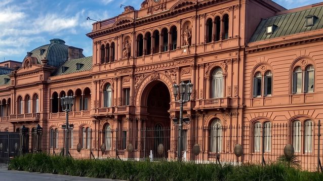 La Casa Rosada, sede del Gobierno argentino.