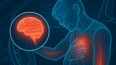 El actor Pablo Alarcón sufrió un síncope mientras manejaba y generó preocupación sobre su estado de salud. (Imagen producida con IA)