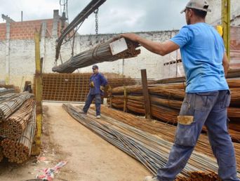Venta de materiales de construcción.