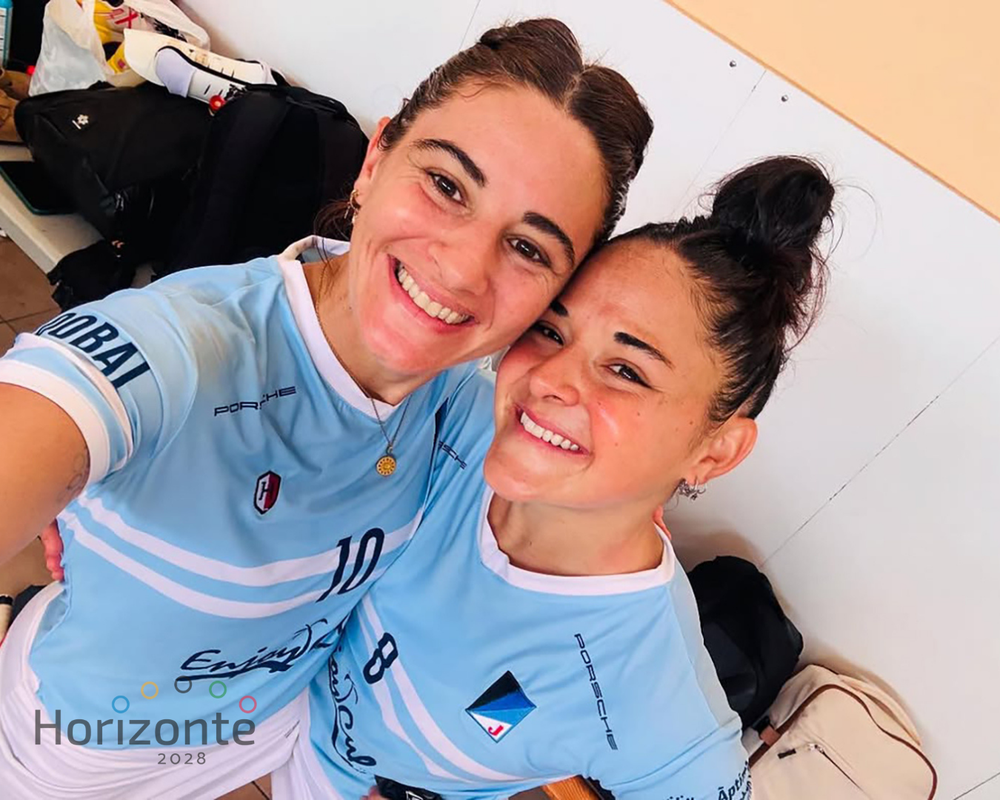 Victoria y Majo Granatto compartieron club en Barcelona.