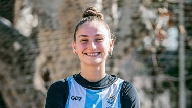 Giuliana Gamba, de Mar de Ajó, campeona del mundo con la selección argentina de beach handball.