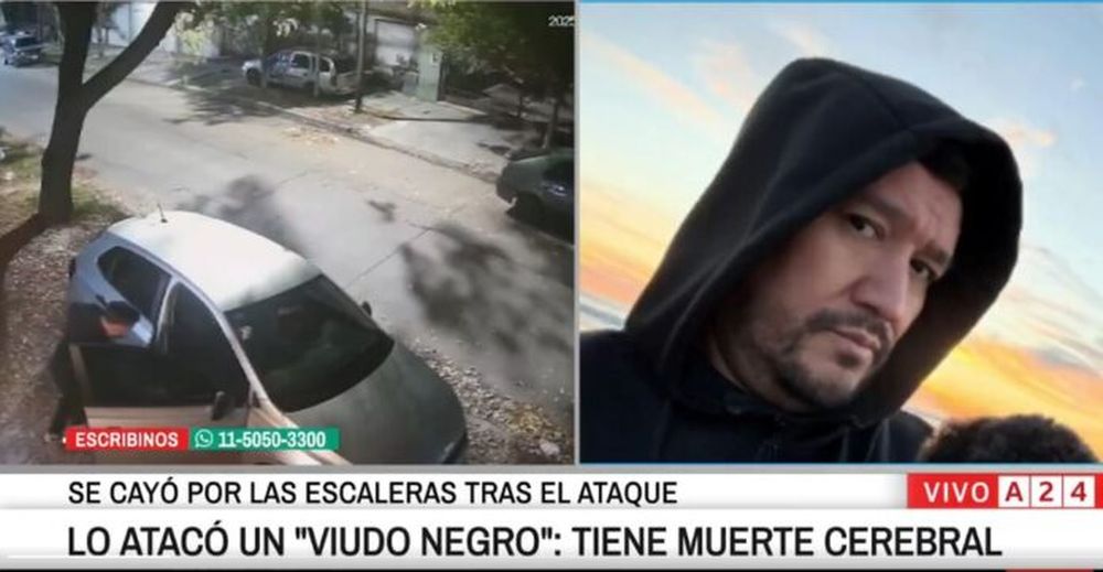 Ariel Castillo, de 48 años, fue asaltado por un viudo negro.