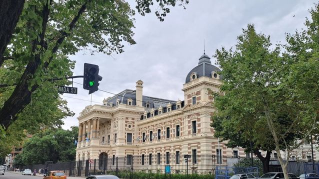 El Palacio de Gobierno de la Provincia de Buenos Aires.&nbsp;