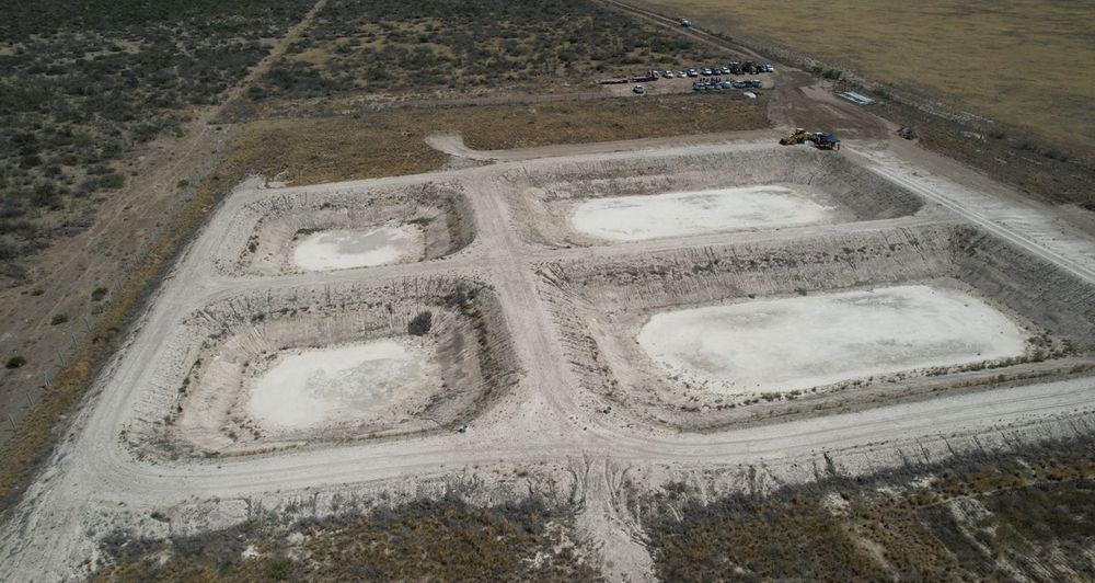 La obra en Carmen de Patagones dispondrá de cuatro lagunas de tratamiento.