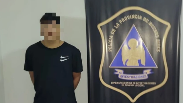 Vivas, el delincuente arrestado en La Tablada.