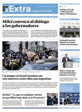 Tapa Diario Extra - 09-09