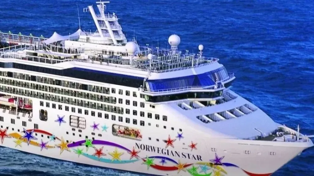 Uno de los turistas estaba en el crucero Norwegian Star. (0223)