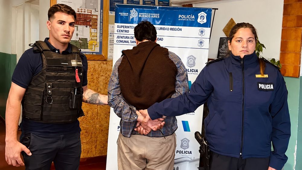 La detención de Rodrigo Daniel Carrica.