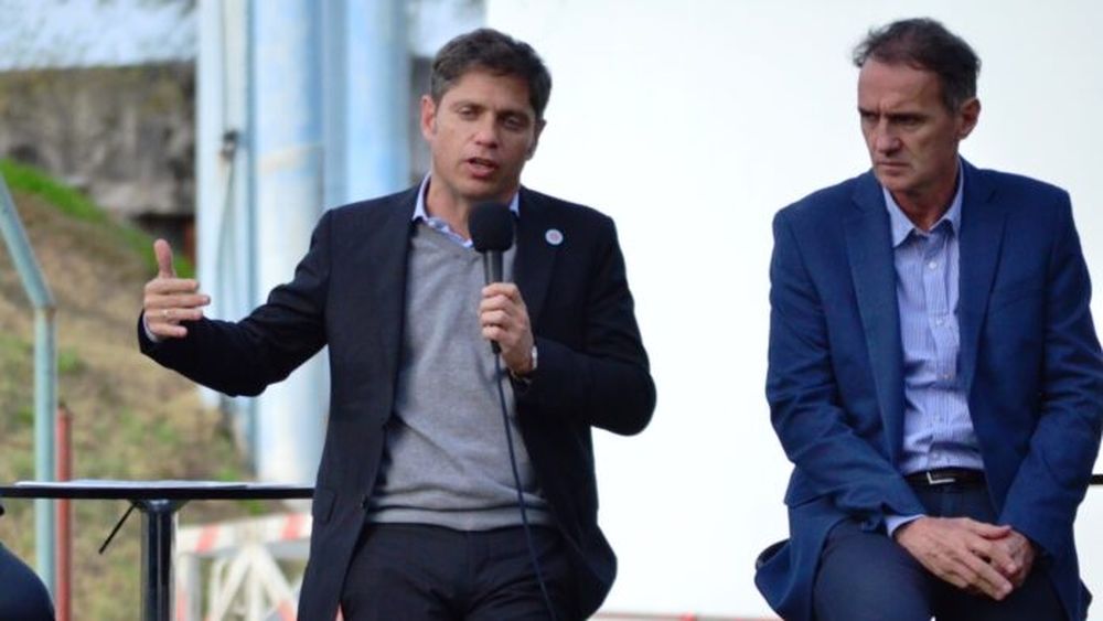 Axel Kicillof y Gabriel Katopodis.