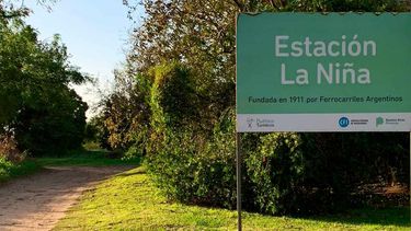 La estación La Niña le dio nombre al pueblo que había nacido como La Aurora.