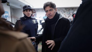 El gobernador Axel Kicillof. 