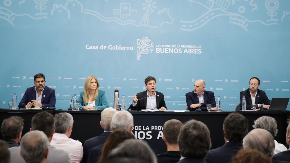 El gobernador Axel Kicillof encabezó la presentación del Presupuesto 2026.