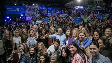 Kicillof en Ensenada, en el lanzamiento del espacio de mujeres y diversidades del MDF.&nbsp;
