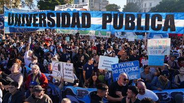 La Marcha Federal Universitaria del 12 de mayo.