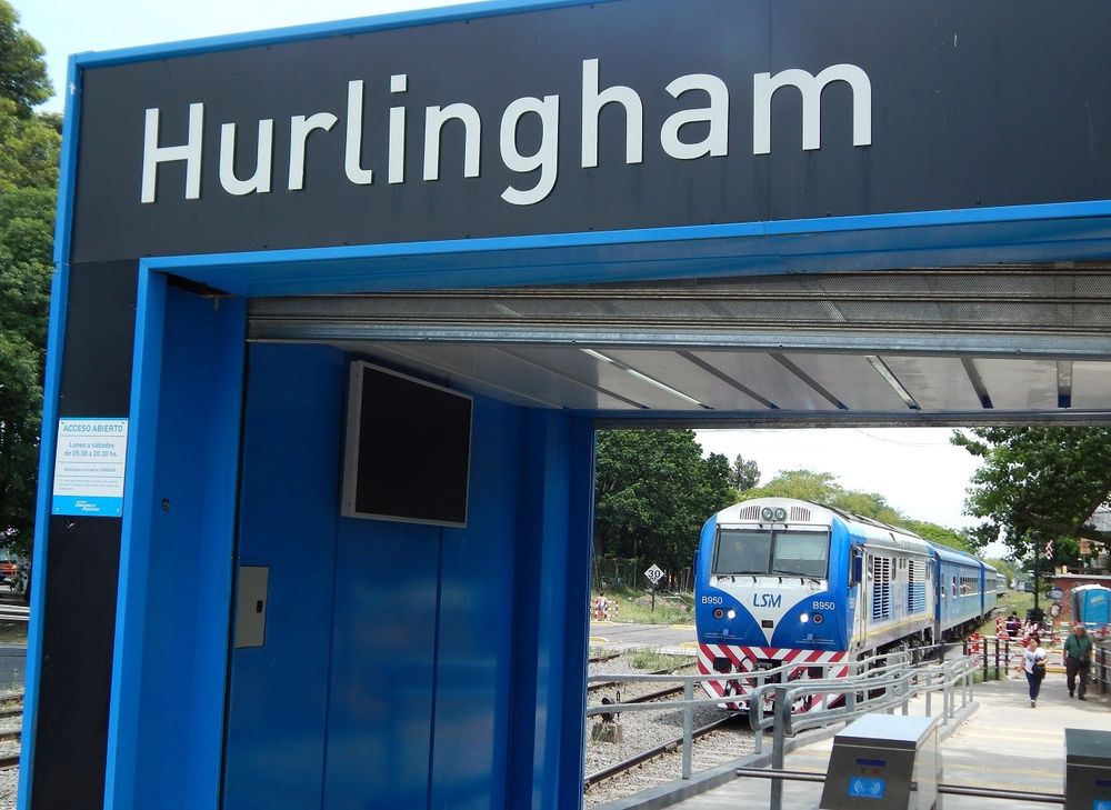 La estación Hurlingham.