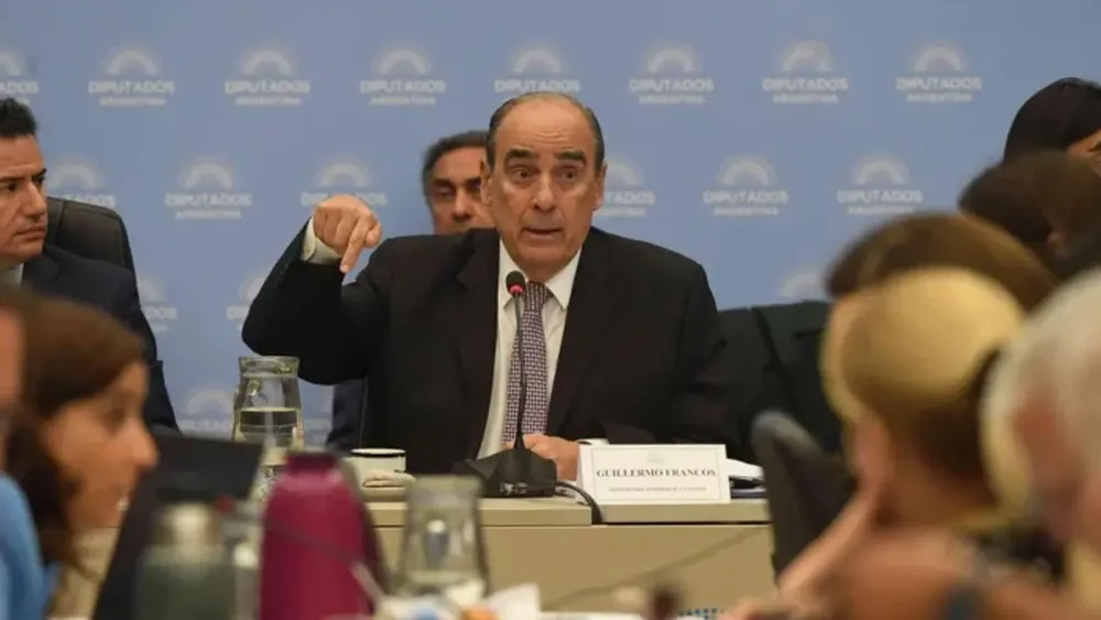 Guillermo Francos, jefe de Gabinete, exministro de Economía. - Archivo -