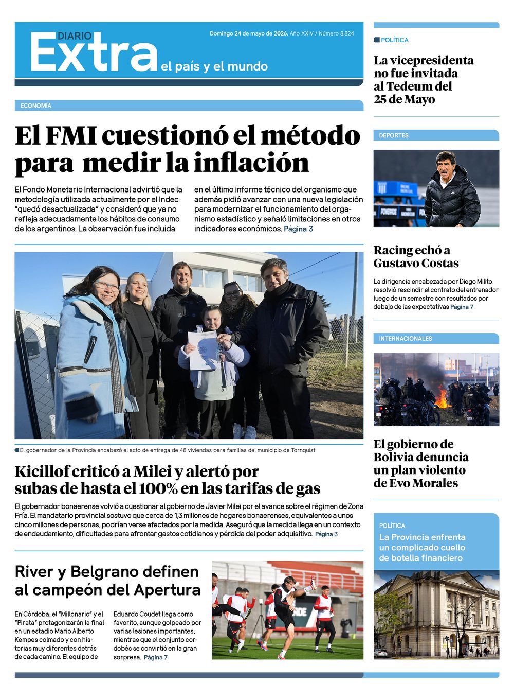 Tapa diario extra 24-05