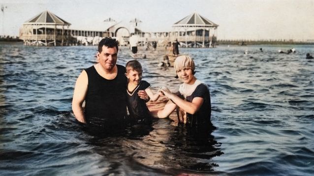 Vacaciones hacia 1930 en Epecuén. (Fotos: gentileza Gastón Partarrieu) Vacaciones hacia 1930 en Epecuén. (Fotos: gentileza Gastón Partarrieu)