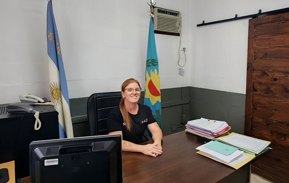 La inspectora mayor María Guadalupe Díaz.