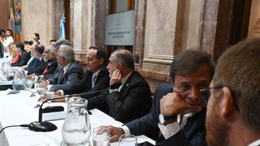 Un momento del álgido debate en el Congreso.