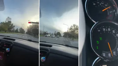 Una imagen de la imprudente carrera de la Toretto de Berisso. Una imagen de la imprudente carrera de la Toretto de Berisso.