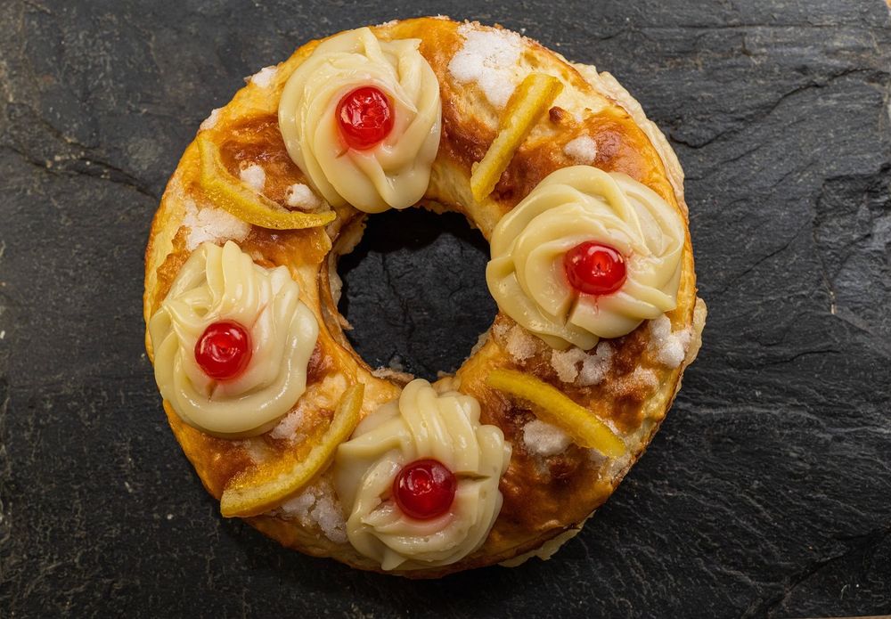 Una tradicional Rosca de Pascua. 