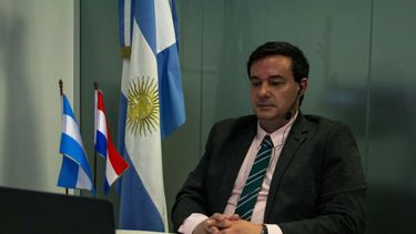 El ahora exfuncionario de la JST, capitán de ultramar Marcelo Covelli. (Presidencia)