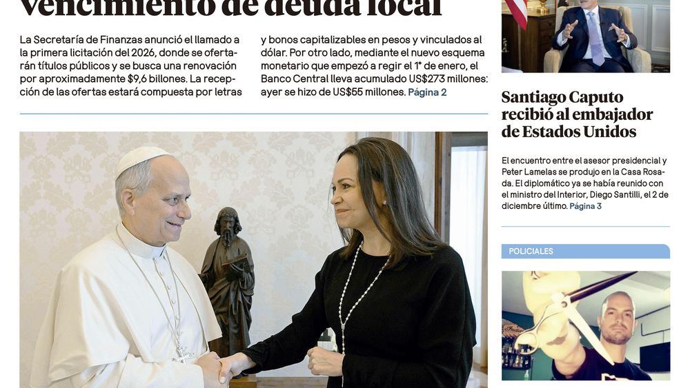 Edición impresa 13/01/2026