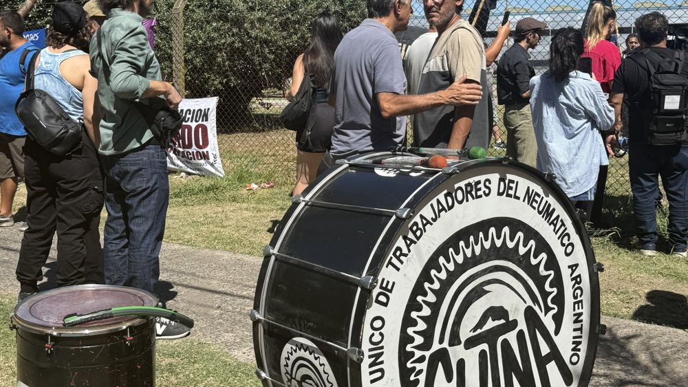 La protesta de los trabajadores de Fate. La protesta de los trabajadores de Fate.