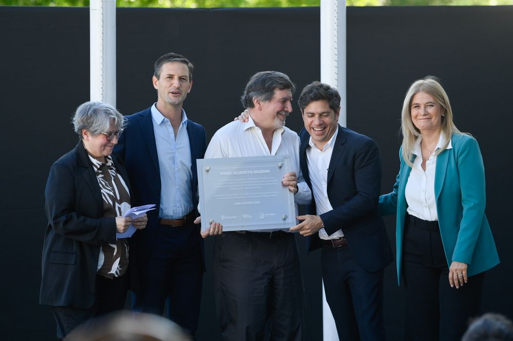 En el acto estuvieron Terigi, Mantegazza, Sileoni, Kicillof y Magario. (Gobernación) En el acto estuvieron Terigi, Mantegazza, Sileoni, Kicillof y Magario. (Gobernación)