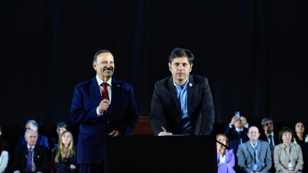 El gobernador Kicillof con su par de La Rioja, Ricardo Quintela.