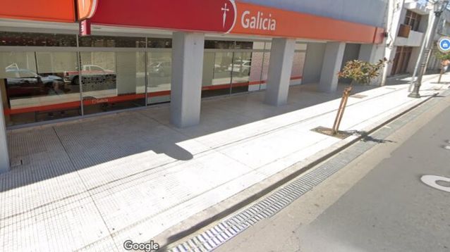El Banco Galicia de San Nicolás, involucrado. - Google Maps -