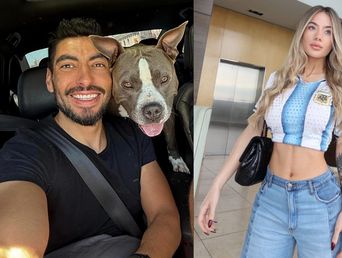 Facundo Moyano y la modelo Candela Arizaga.