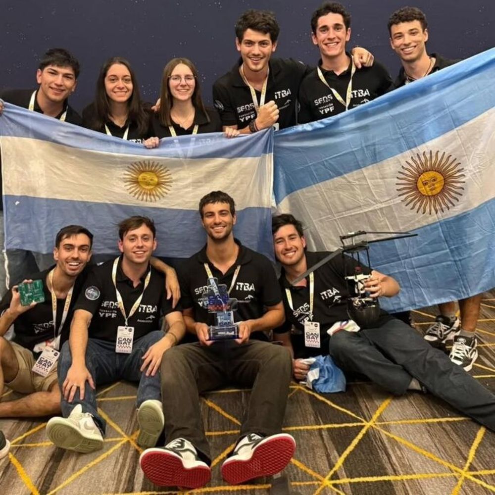 El equipo argentino que compitió en Estados Unidos.