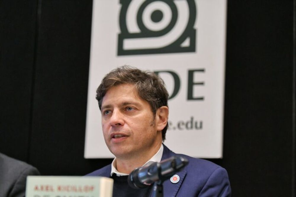 El gobernador Axel Kicillof.